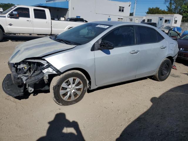 TOYOTA COROLLA L 2015 with VIN 2T1BURHE0FC261368 - Photo from auction