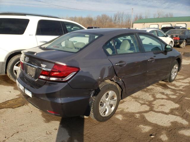 Photo 3 from auction – 2013 HONDA CIVIC LX with VIN 19XFB2F54DE012636
