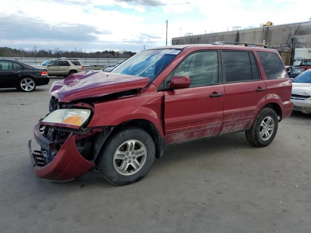HONDA PILOT EXL 2004 with VIN 5FNYF18564B011762 - Photo from auction