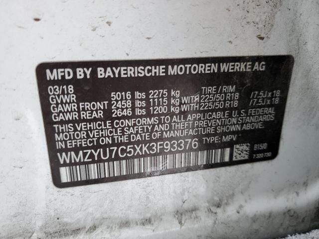 Photo 14 from auction – 2019 MINI COOPER S E with VIN WMZYU7C5XK3F93376
