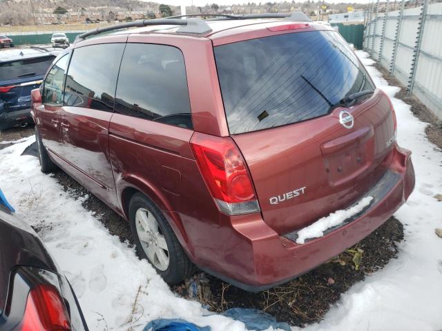Photo 2 from auction – 2004 NISSAN QUEST S with VIN 5N1BV28U44N331259