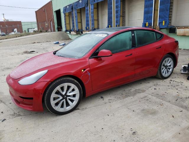TESLA MODEL 3 2021 with VIN 5YJ3E1EA2MF052825 - Photo from auction