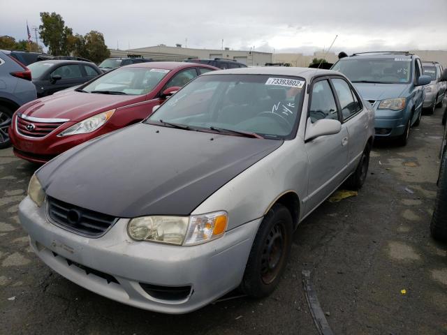 TOYOTA COROLLA CE 2002 with VIN 1NXBR12E92Z615215 - Photo from auction