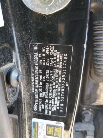 Photo 14 from auction – 2011 KIA SORENTO SX with VIN 5XYKWDA23BG147490