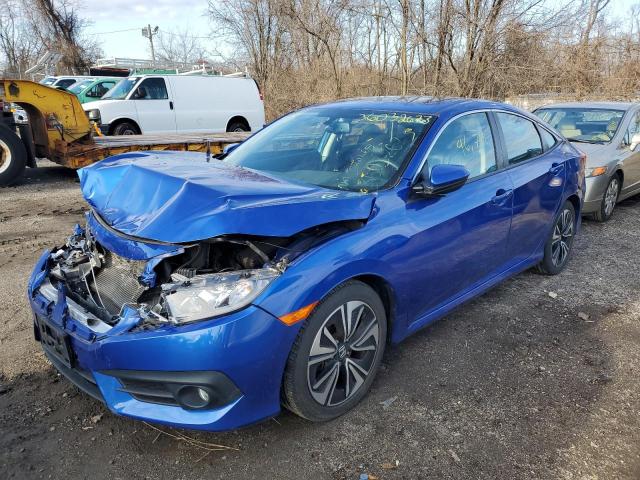 HONDA CIVIC EXL 2017 with VIN 2HGFC1F75HH634540 - Photo from auction
