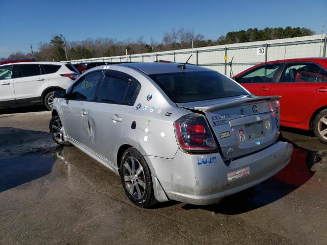 Photo 2 from auction – 2012 NISSAN SENTRA 2.0 with VIN 3N1AB6AP5CL624500