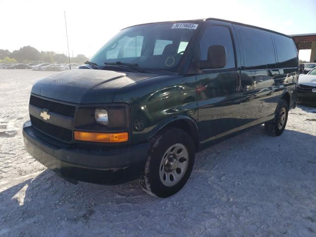 CHEVROLET EXPRESS G1 2013 with VIN 1GCSGAFX5D1100934 - Photo from auction