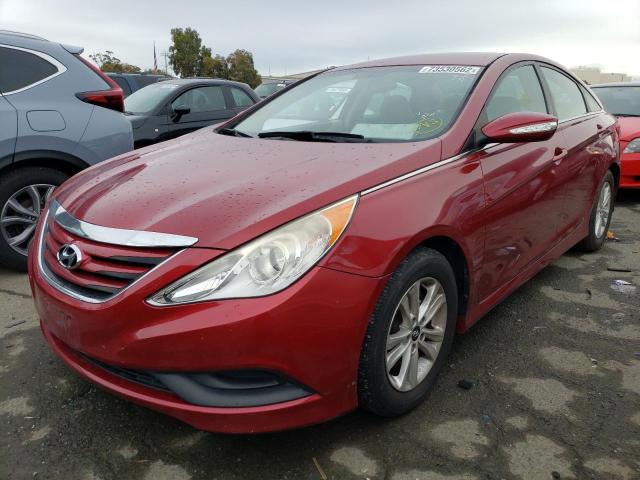 HYUNDAI SONATA GLS 2014 with VIN 5NPEB4AC4EH837375 - Photo from auction