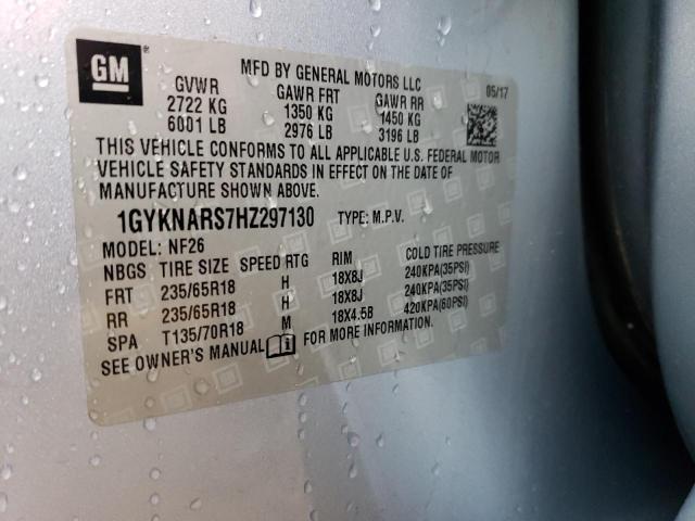 Photo 14 from auction – 2017 CADILLAC XT5 with VIN 1GYKNARS7HZ297130