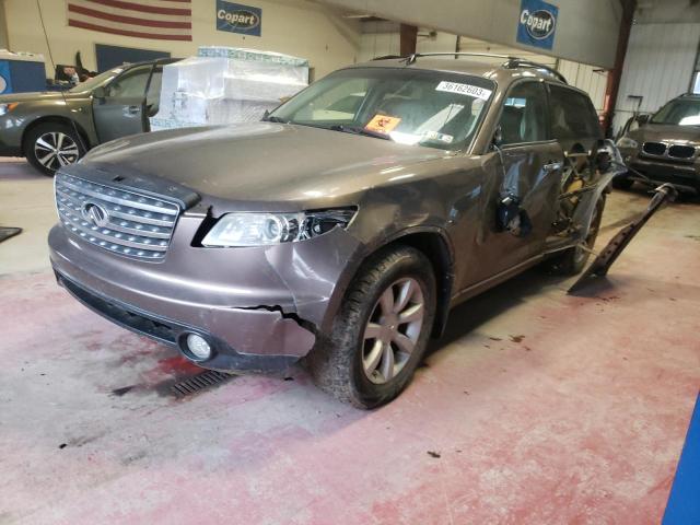 INFINITI FX35 2005 with VIN JNRAS08W25X221217 - Photo from auction