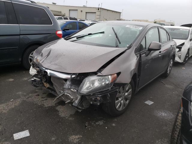 HONDA CIVIC LX 2012 with VIN 19XFB2F58CE348448 - Photo from auction