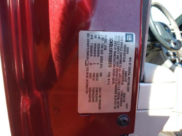 Photo 14 from auction – 2007 CHEVROLET EQUINOX LS with VIN 2CNDL13F576096378