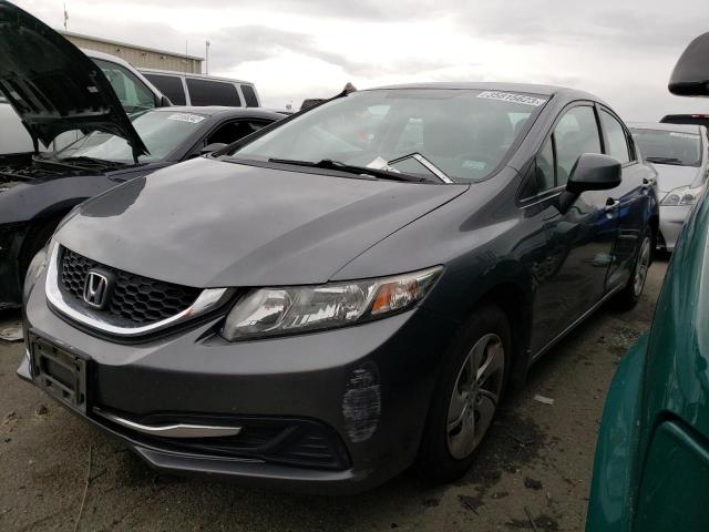 HONDA CIVIC LX 2013 with VIN 19XFB2F54DE269053 - Photo from auction