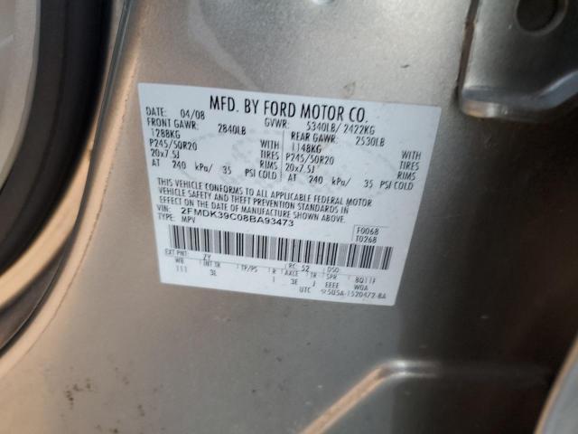 Photo 14 from auction – 2008 FORD EDGE LIMIT with VIN 2FMDK39C08BA93473