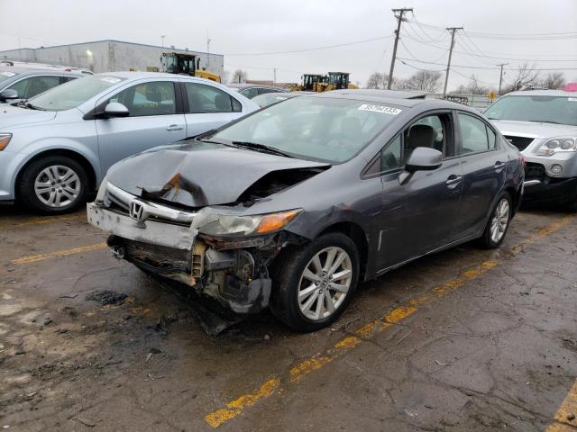 HONDA CIVIC EXL 2012 with VIN 19XFB2F96CE041038 - Photo from auction