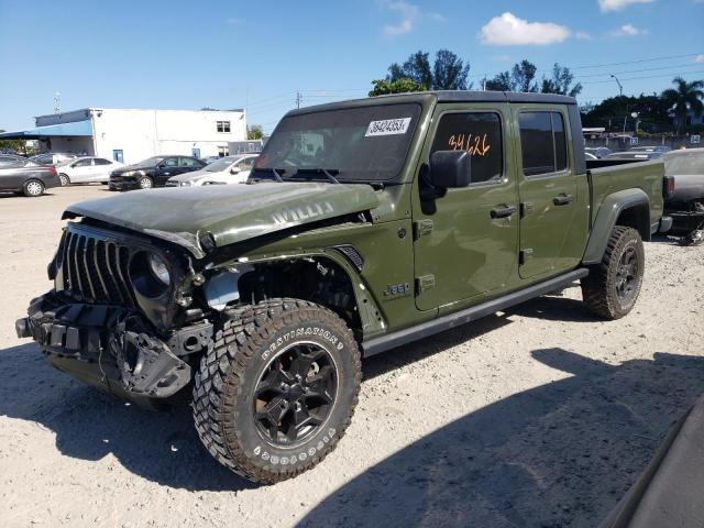 JEEP GLADIATOR 2021 with VIN 1C6HJTAG8ML555397 - Photo from auction