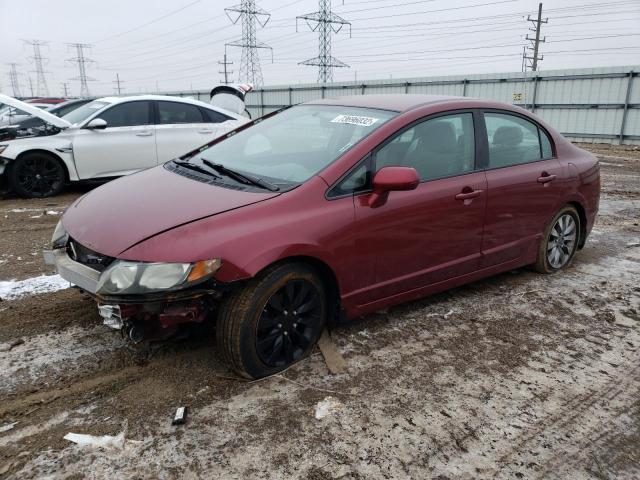 HONDA CIVIC LX 2011 with VIN 19XFA1F56BE009232 - Photo from auction