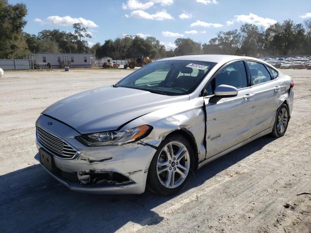FORD FUSION SE 2018 with VIN 3FA6P0LU6JR235451 - Photo from auction