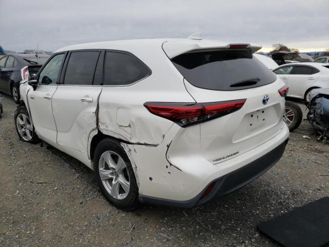 Photo 2 from auction – 2020 TOYOTA HIGHLANDER with VIN 5TDBBRCHXLS004034