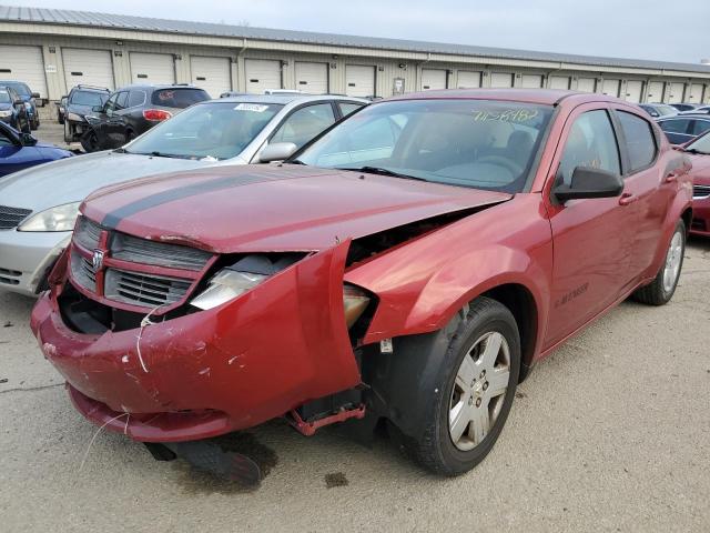 DODGE AVENGER SE 2008 with VIN 1B3LC46K08N631450 - Photo from auction