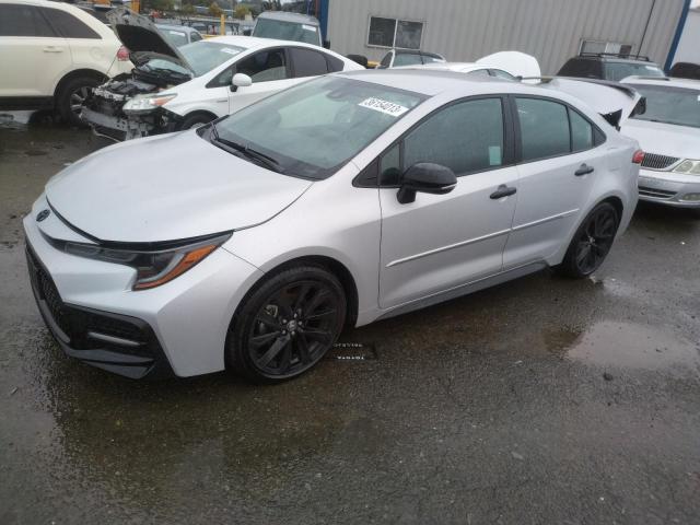 TOYOTA COROLLA SE 2021 with VIN 5YFS4MCE3MP074956 - Photo from auction