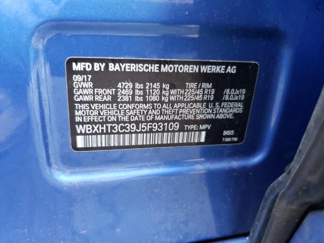 Photo 14 from auction – 2018 BMW X1 XDRIVE2 with VIN WBXHT3C39J5F93109