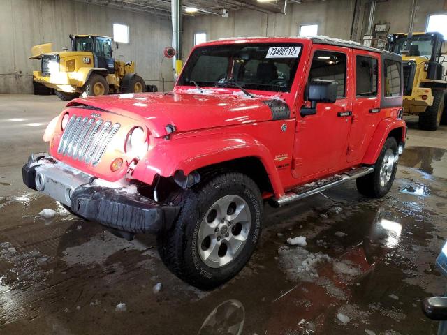 JEEP WRANGLER U 2013 with VIN 1C4BJWEG1DL622707 - Photo from auction