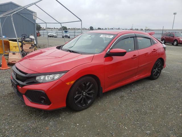 HONDA CIVIC EX 2017 with VIN SHHFK7H5XHU407798 - Photo from auction