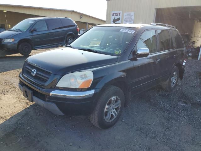 HONDA PILOT 2004 with VIN 2HKYF18764H545735 - Photo from auction