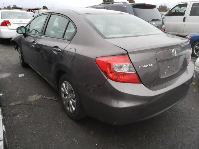 Photo 2 from auction – 2012 HONDA CIVIC LX with VIN 19XFB2F58CE348448