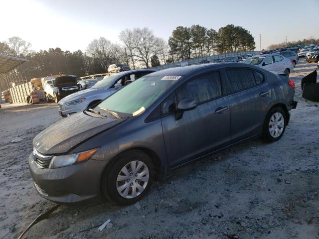 HONDA CIVIC LX 2012 with VIN 19XFB2F56CE362736 - Photo from auction