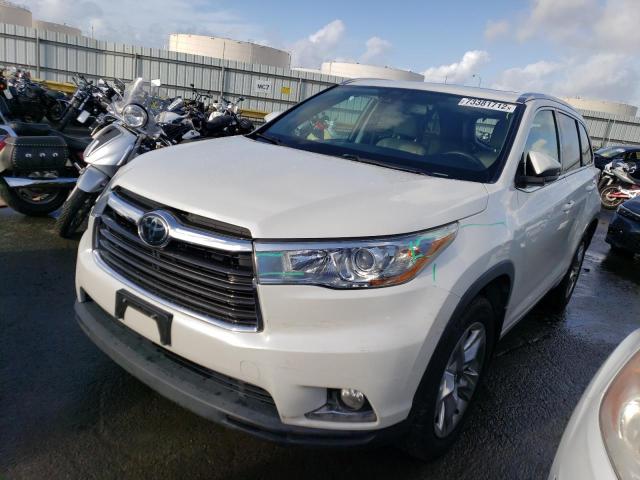 TOYOTA HIGHLANDER 2016 with VIN 5TDDKRFH6GS346722 - Photo from auction