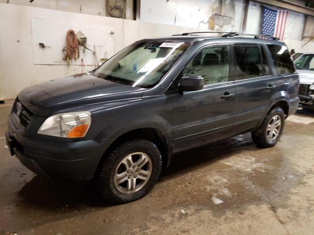 HONDA PILOT EXL 2004 with VIN 2HKYF18514H549545 - Photo from auction