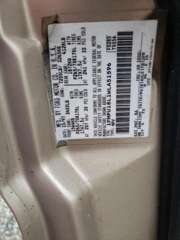 Photo 14 from auction – 1998 FORD EXPEDITION with VIN 1FMPU18L1WLA51596
