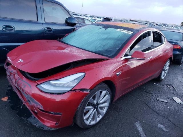 TESLA MODEL 3 2018 with VIN 5YJ3E1EA5JF004599 - Photo from auction