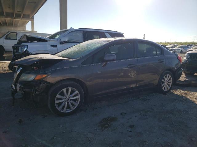 HONDA CIVIC EX 2012 with VIN 19XFB2F82CE066588 - Photo from auction