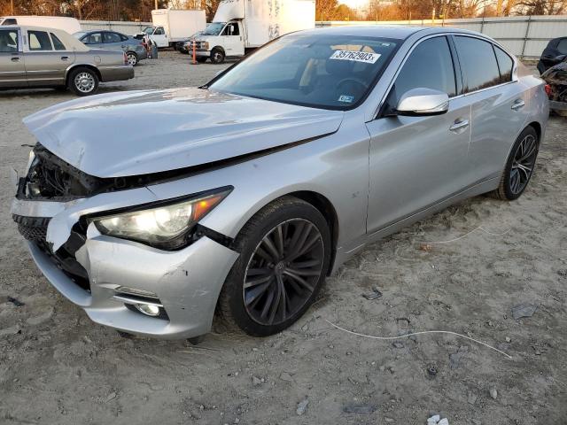 INFINITI Q50 BASE 2014 with VIN JN1BV7AR7EM692941 - Photo from auction