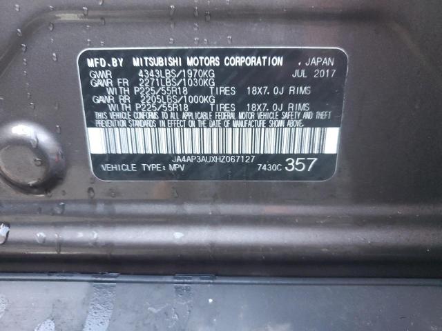 Photo 14 from auction – 2017 MITSUBISHI OUTLANDER with VIN JA4AP3AUXHZ067127