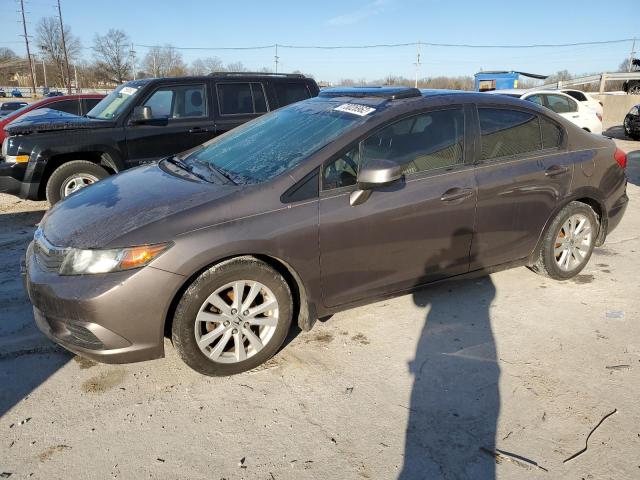 HONDA CIVIC EX 2012 with VIN 2HGFB2F8XCH522861 - Photo from auction