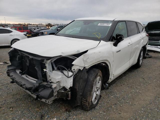 TOYOTA HIGHLANDER 2020 with VIN 5TDBBRCHXLS004034 - Photo from auction