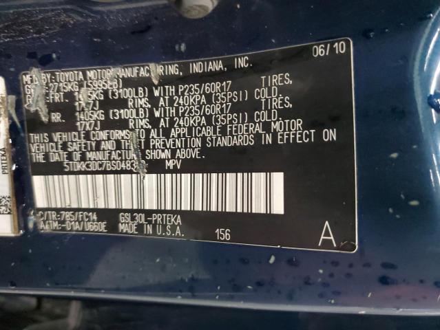 Photo 14 from auction – 2011 TOYOTA SIENNA LE with VIN 5TDKK3DC7BS048393