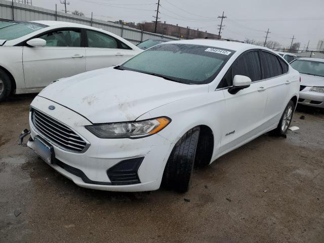 FORD FUSION SE 2019 with VIN 3FA6P0LU0KR225757 - Photo from auction