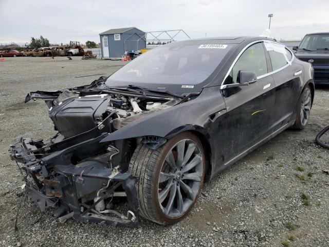 TESLA MODEL S 2015 with VIN 5YJSA1E26FF118845 - Photo from auction