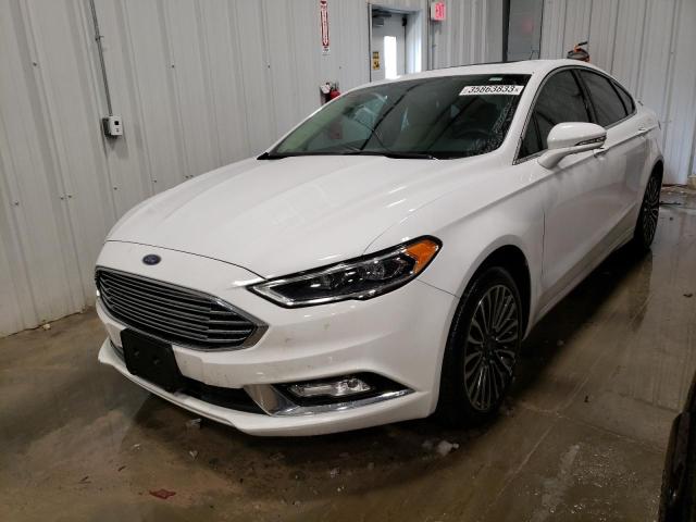 FORD FUSION TIT 2018 with VIN 3FA6P0D96JR159143 - Photo from auction