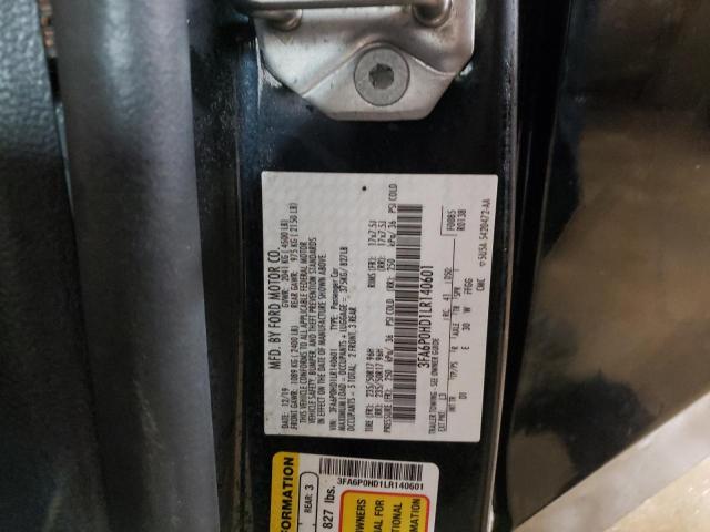 Photo 10 from auction – 2020 FORD FUSION SE with VIN 3FA6P0HD1LR140601