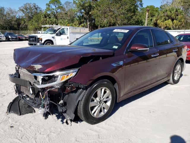 KIA OPTIMA LX 2016 with VIN 5XXGT4L3XGG109321 - Photo from auction