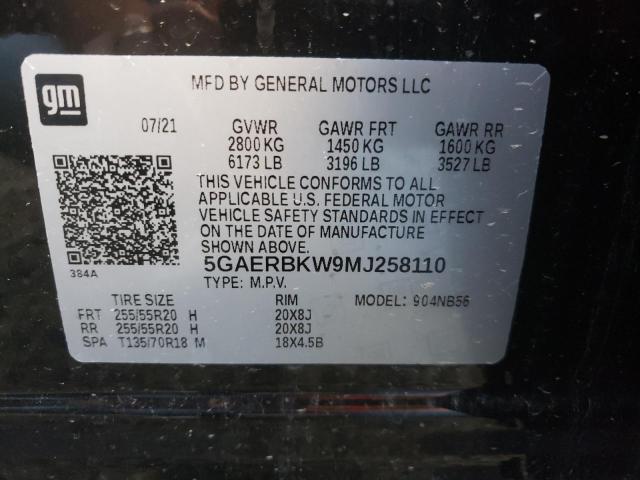 Photo 14 from auction – 2021 BUICK ENCLAVE ES with VIN 5GAERBKW9MJ258110