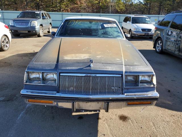 Photo 5 from auction – 1987 BUICK REGAL LIMI with VIN 1G4GM11Y6HP403752