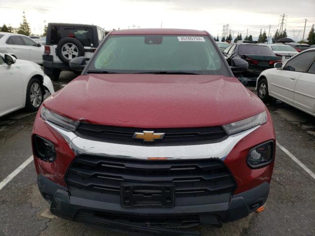 Photo 5 from auction – 2021 CHEVROLET TRAILBLAZE with VIN KL79MMS23MB123025