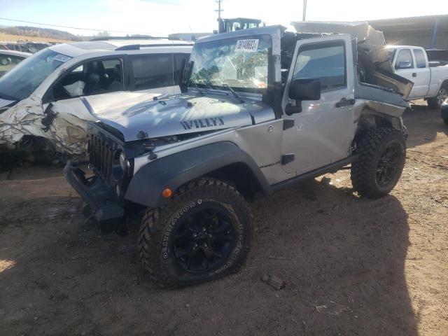 JEEP WRANGLER S 2015 with VIN 1C4AJWAGXFL625996 - Photo from auction